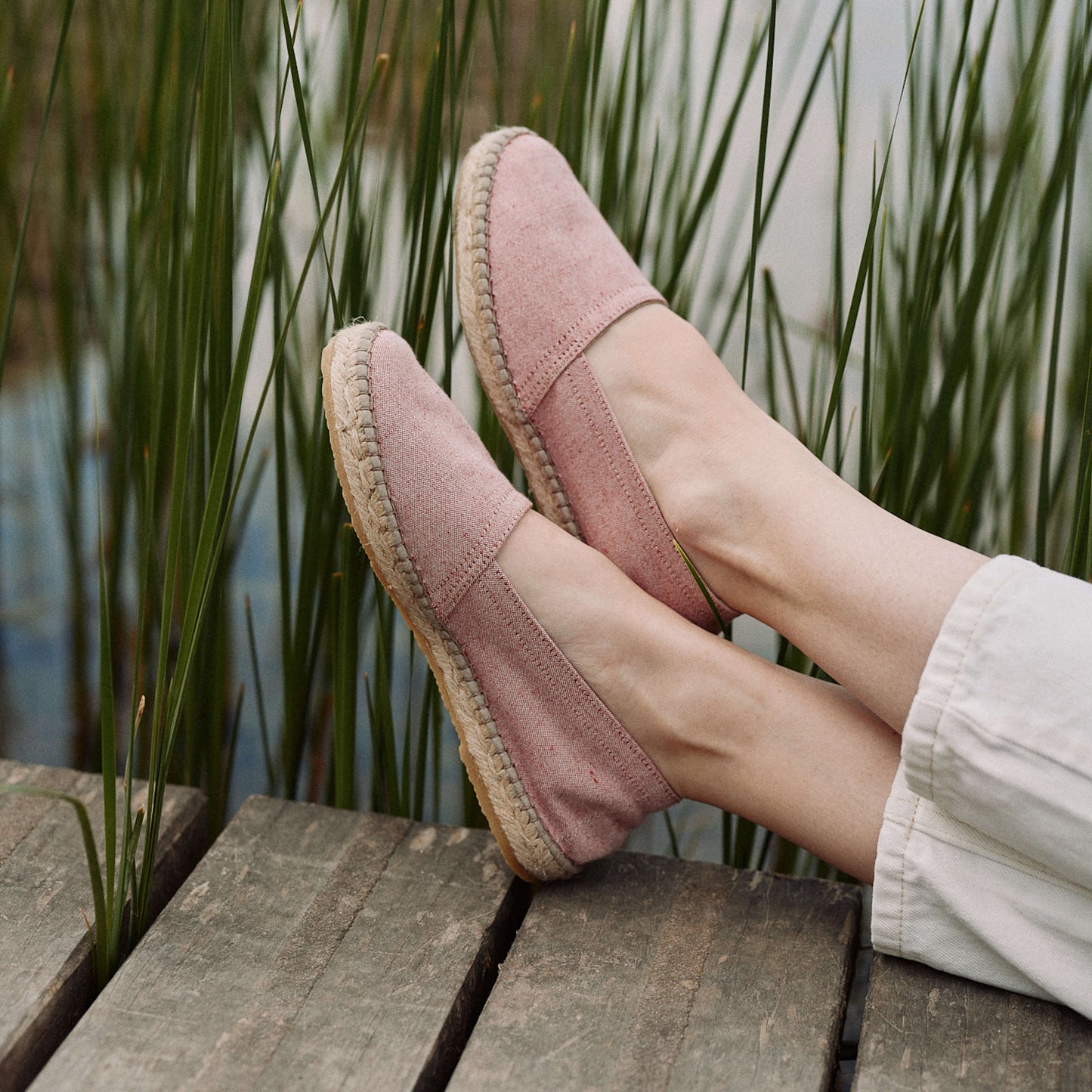 L Espadrille Femme en Lin & Coton Biologique