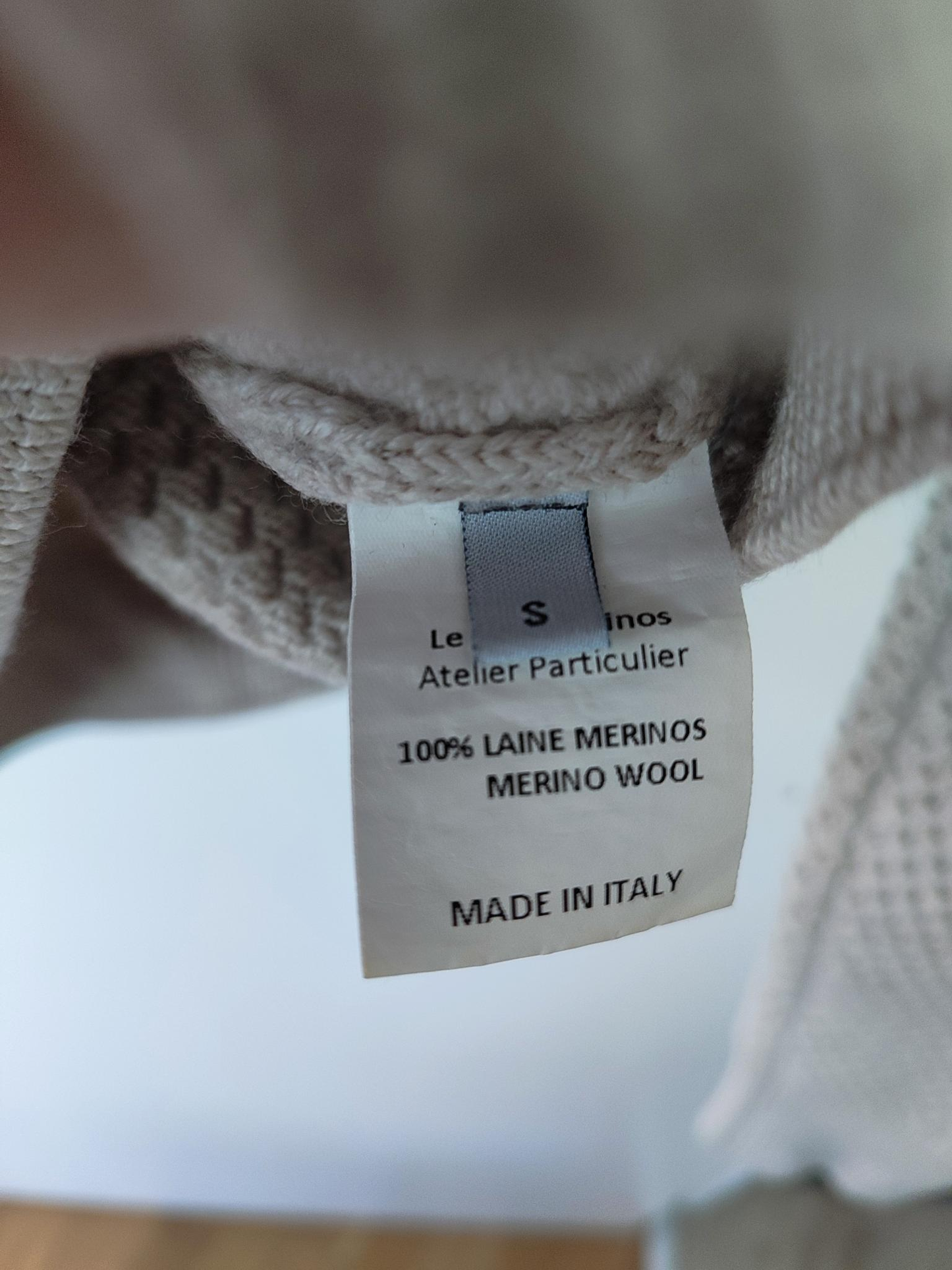 Le Pull Mérinos Nid d'Abeille San Marco