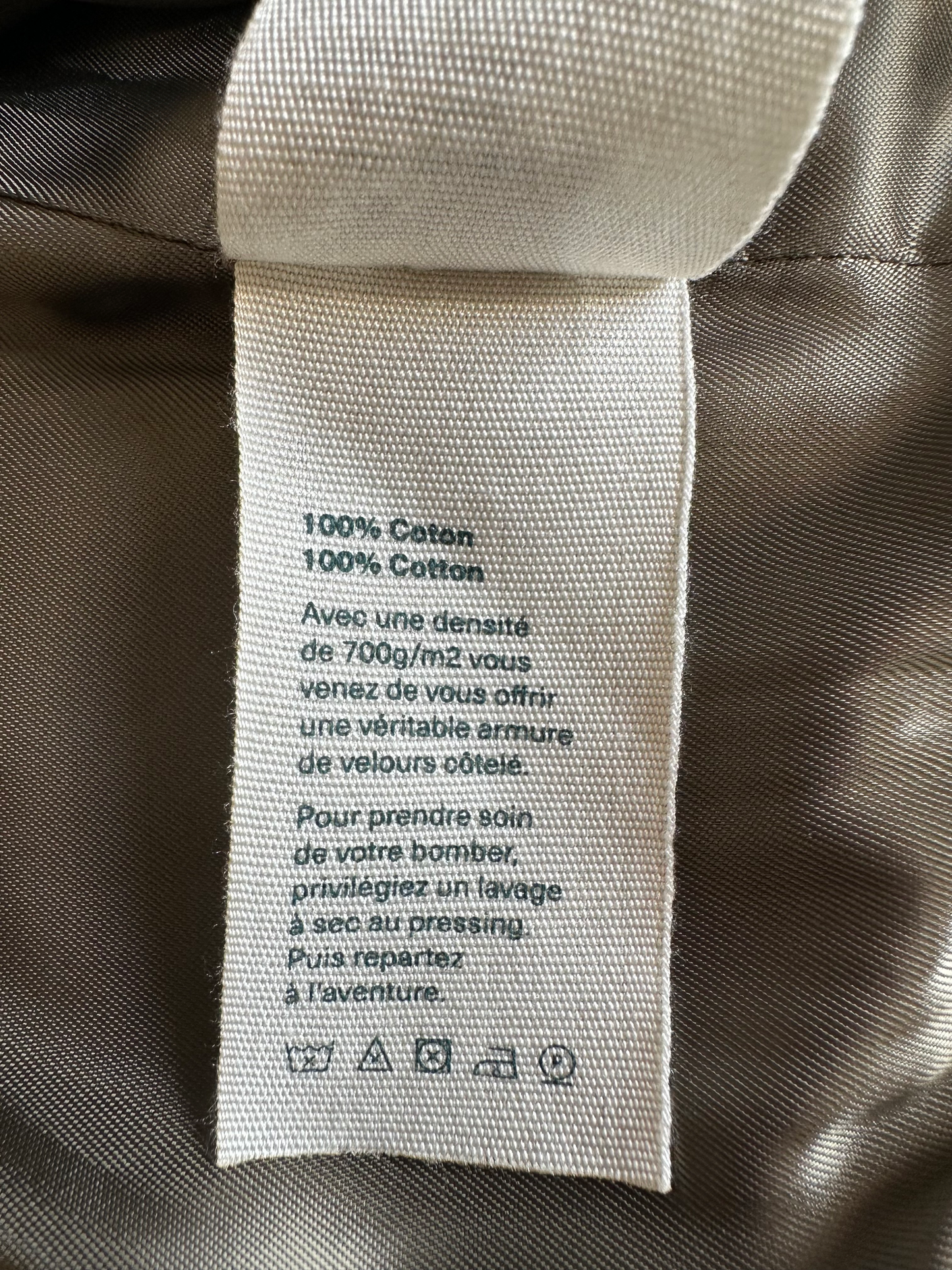 Le Blouson Velours