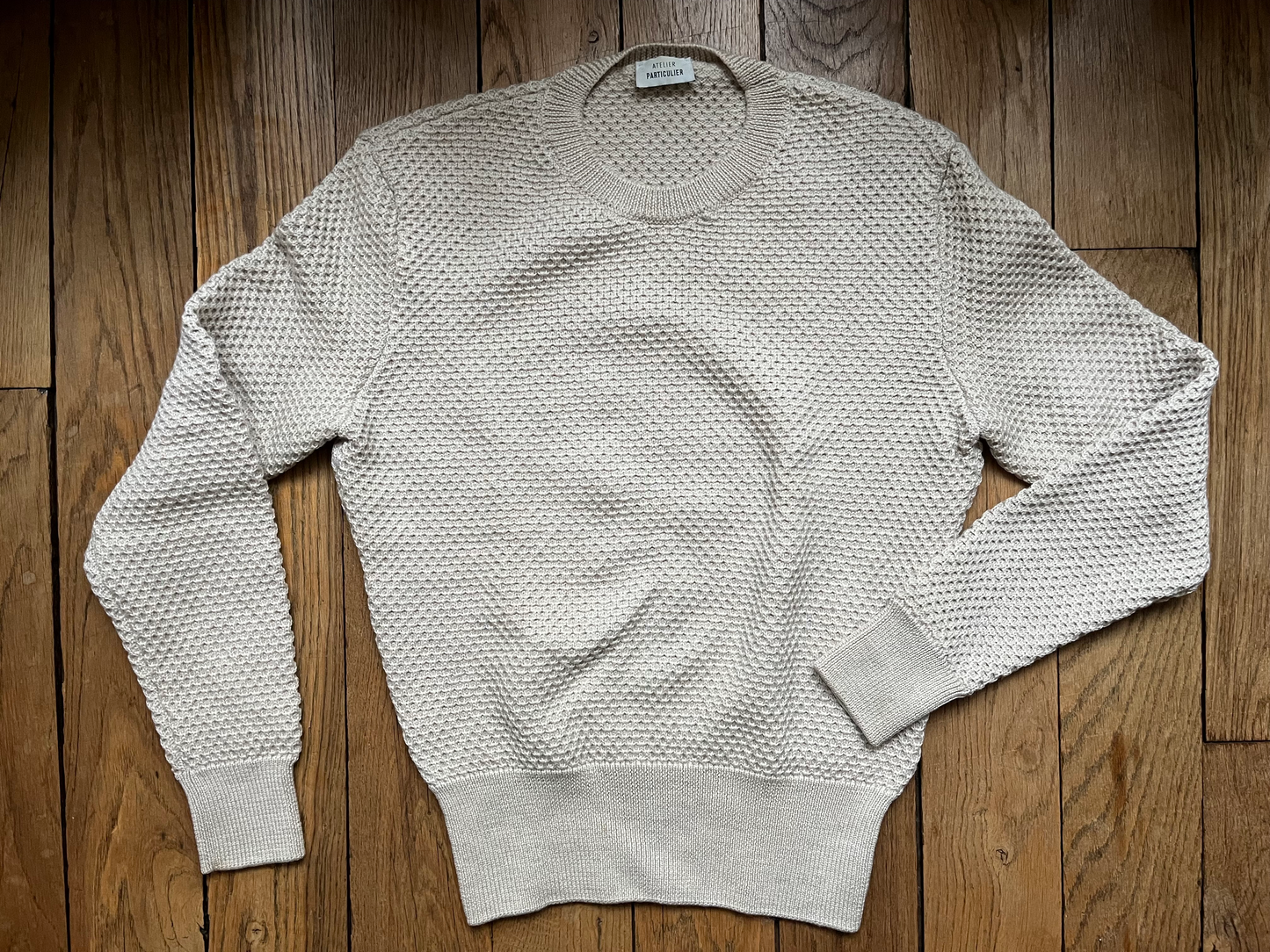 Le Pull Mérinos Nid d'Abeille Cannaregio