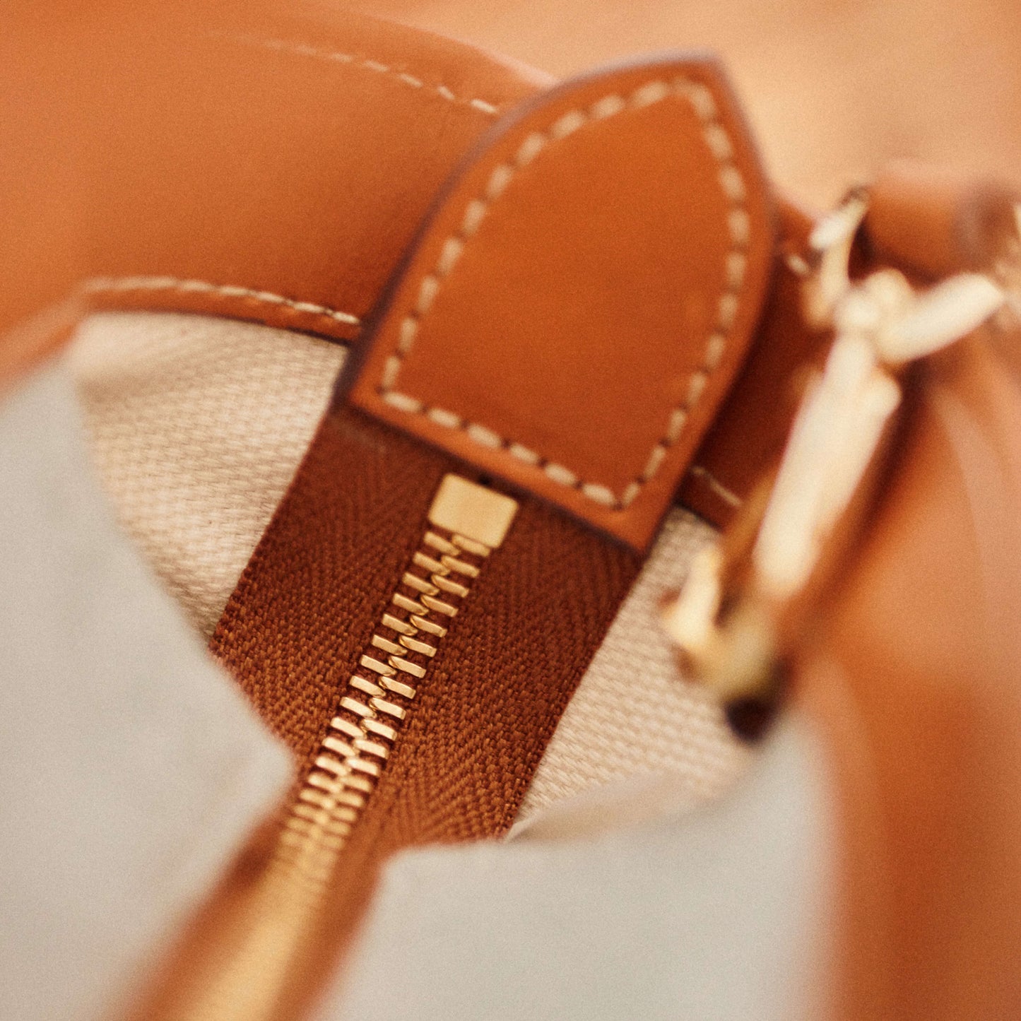 Le Bergame - Crossbody Cuir & Lin