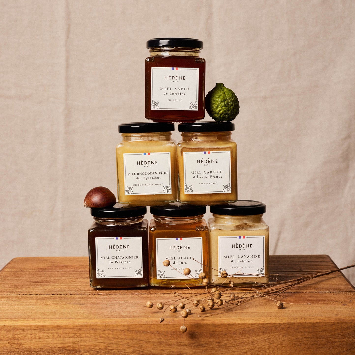 Hédène - Le Pack de 6 Miels