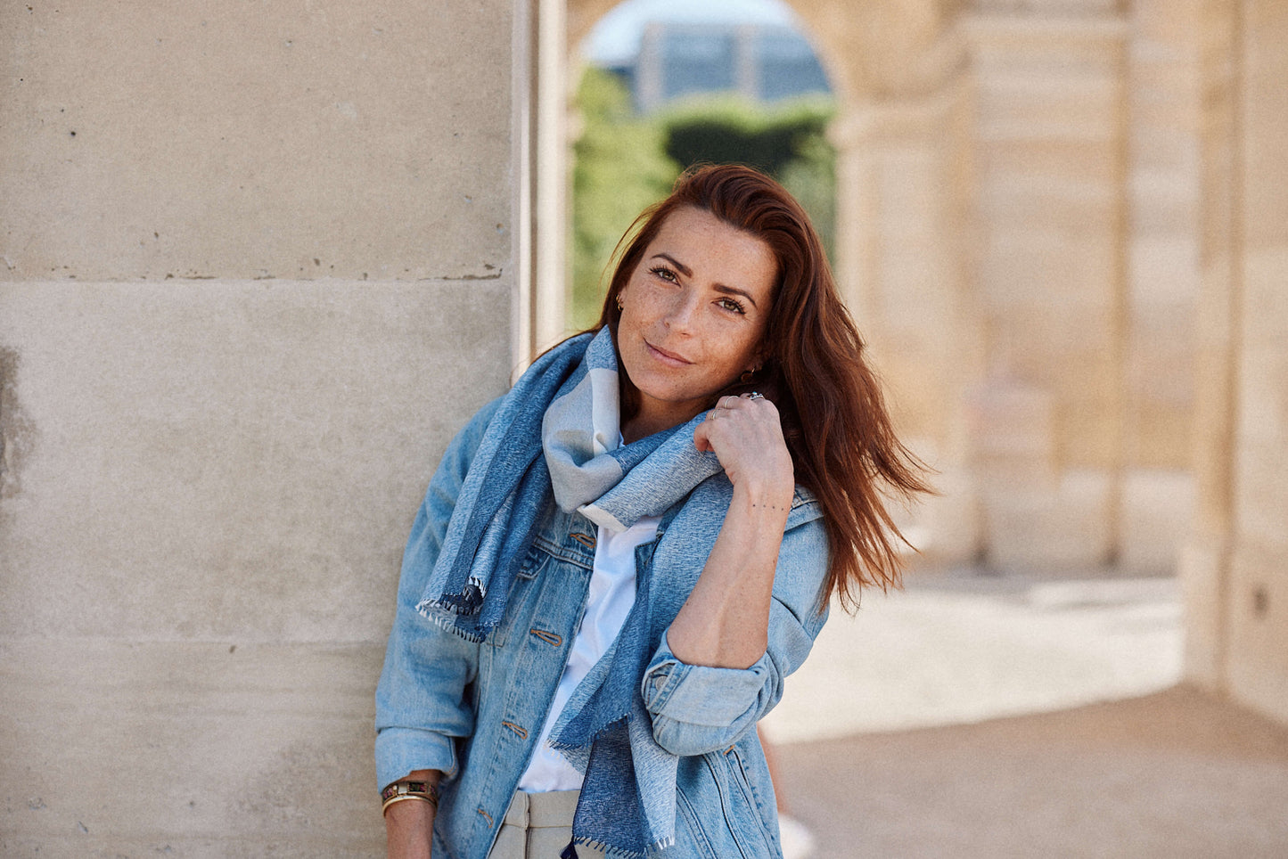 L'Echarpe Cachemire Lin et Soie