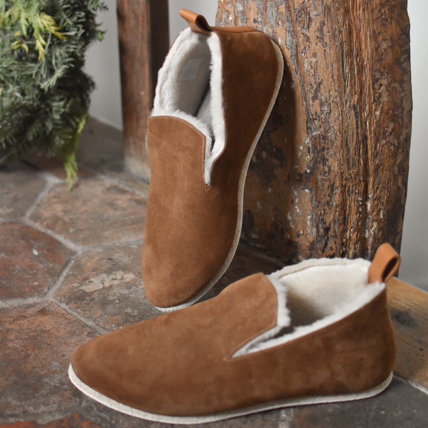Charentaise Tcha - Cuir Nubuck Homme