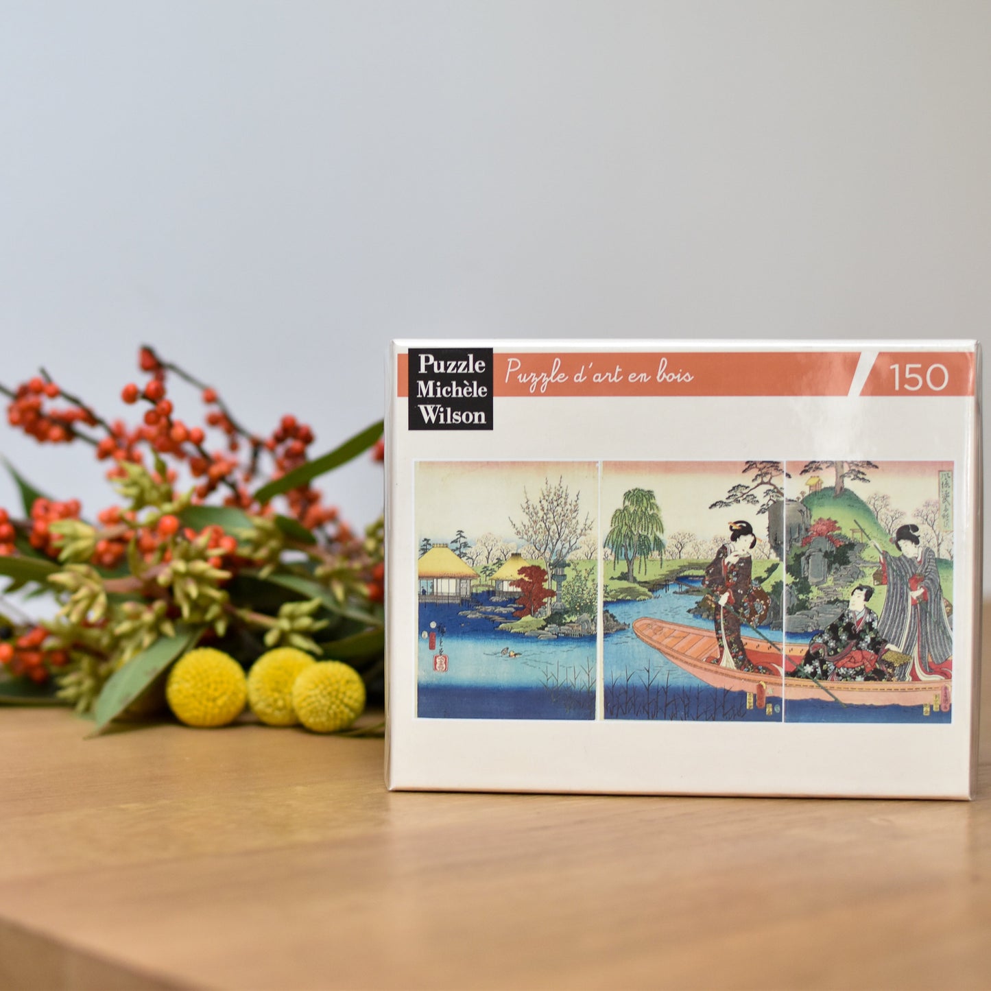 Puzzle Michèle Wilson - La Barque Kunisada