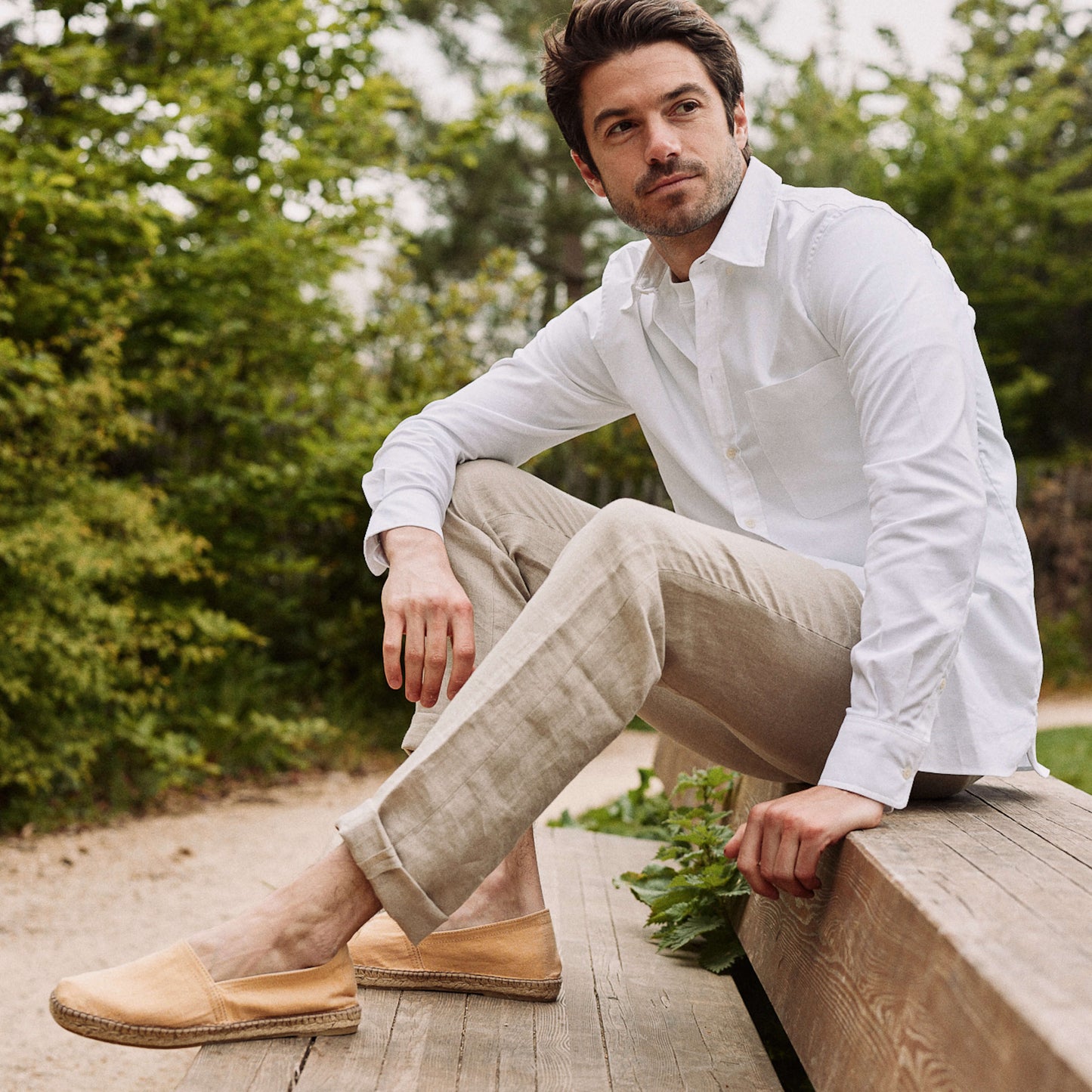 L Espadrille Homme en Lin & Coton Biologique