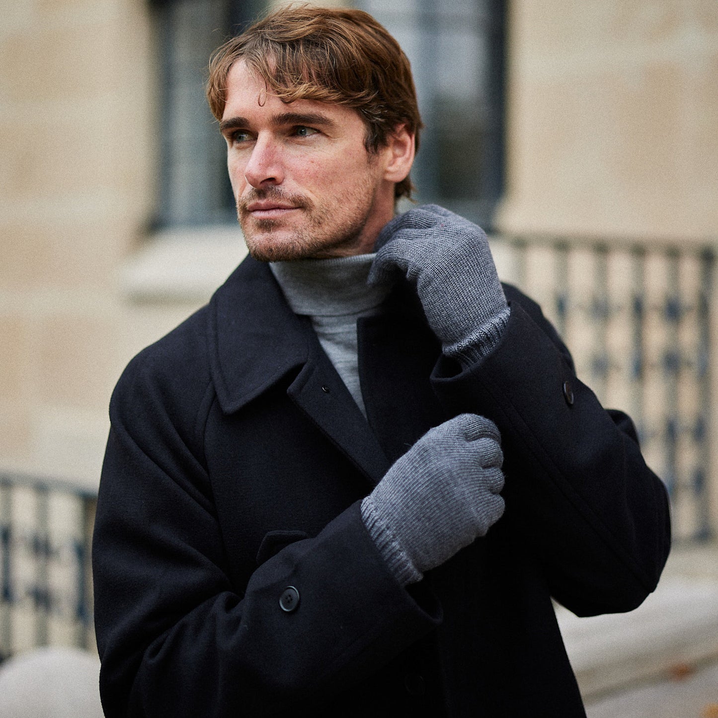 Les Gants Cachemire & Laine Homme