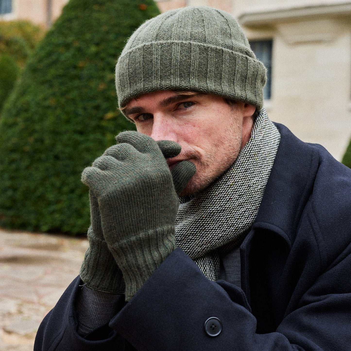 Les Gants Cachemire & Laine Homme