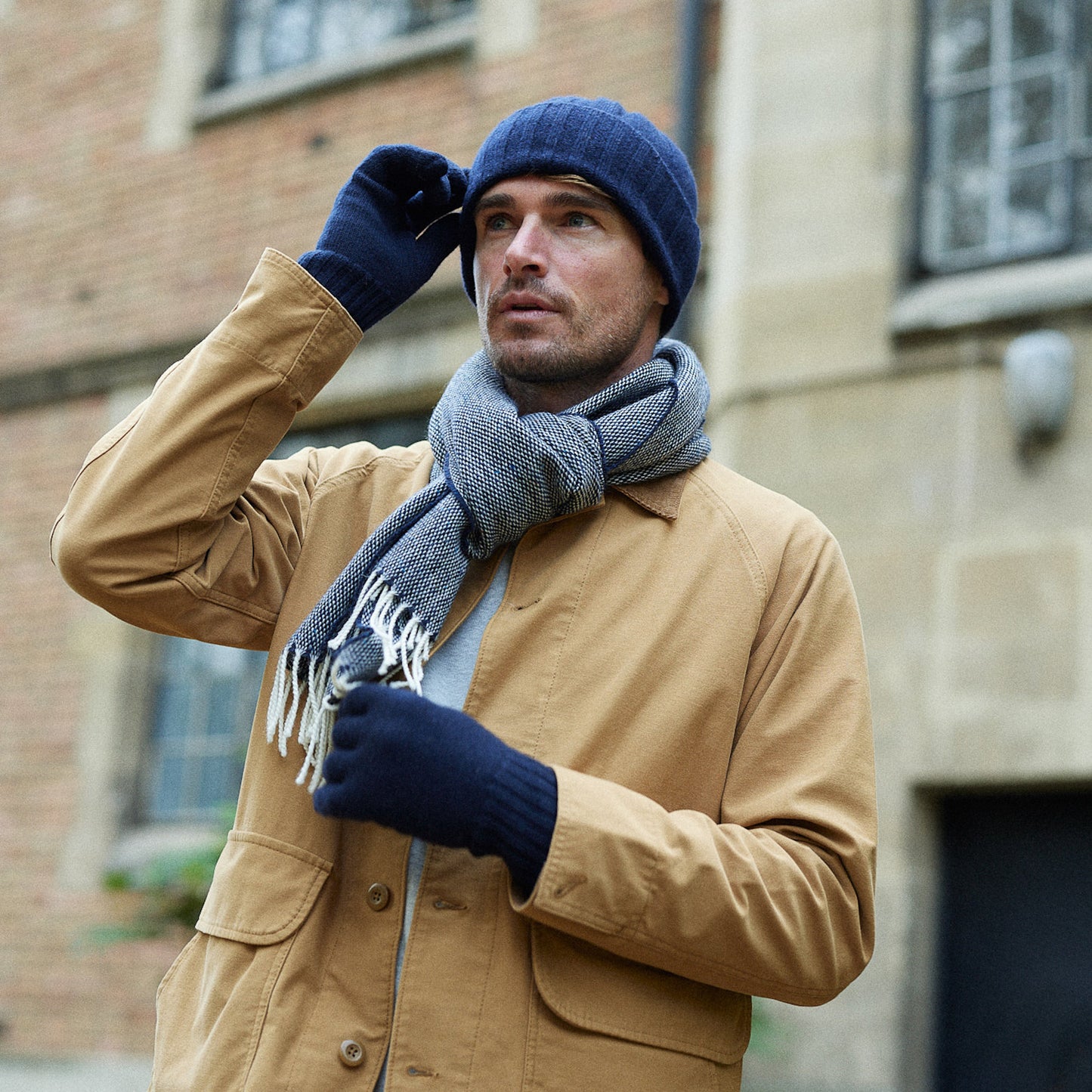 Les Gants Cachemire & Laine Homme