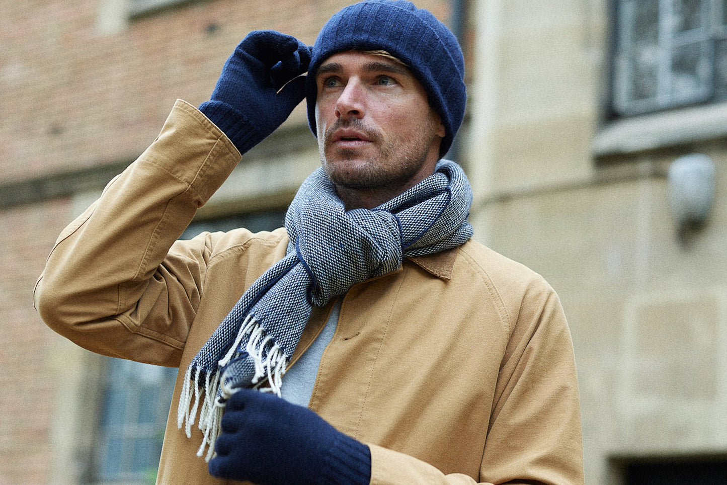 Les Gants Cachemire & Laine Homme