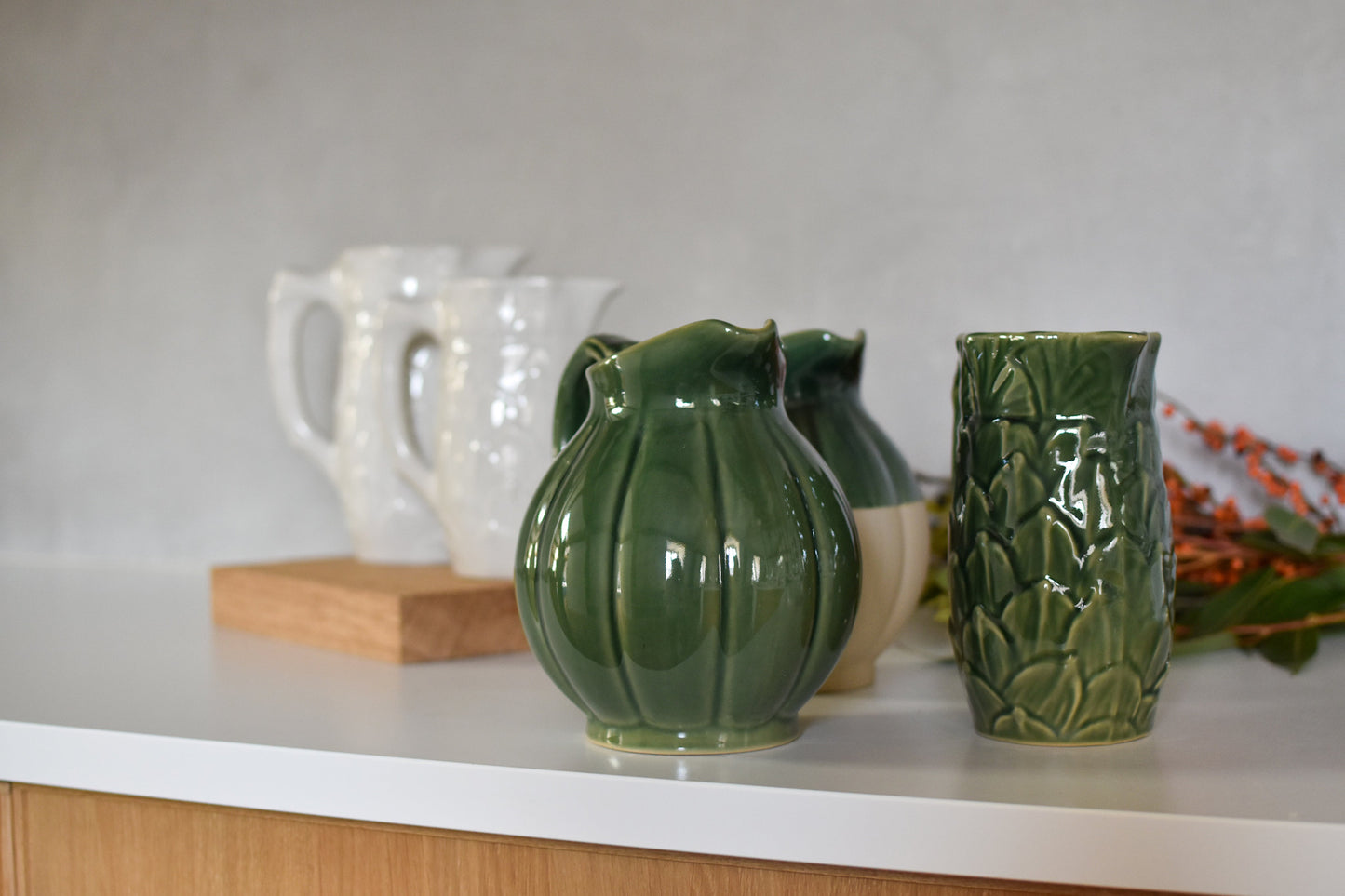 Manufacture de Digoin - Pichet Feuille 0,5L