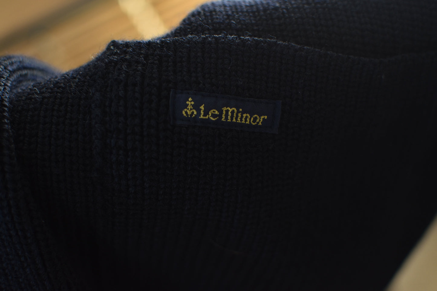 Le Minor - Le Blouson en Maille Zippé