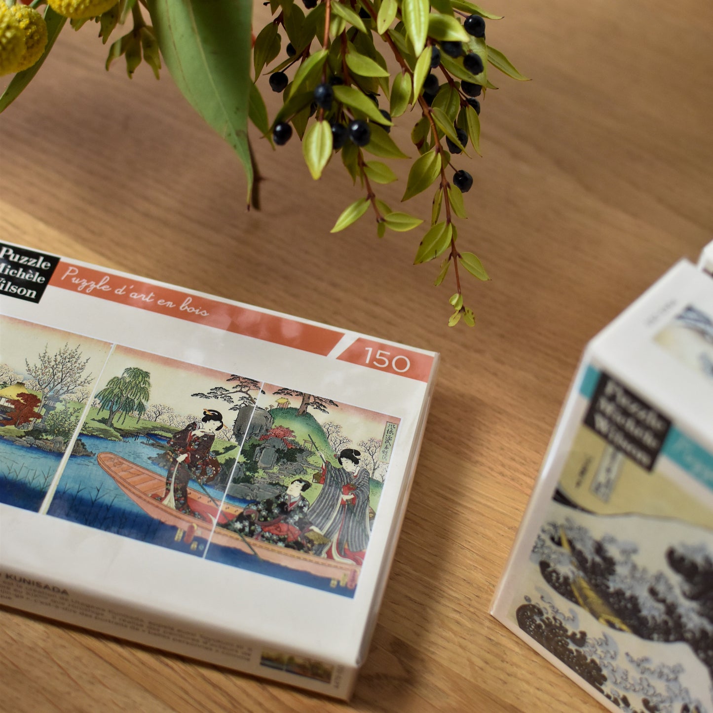 Puzzle Michèle Wilson - La Barque Kunisada