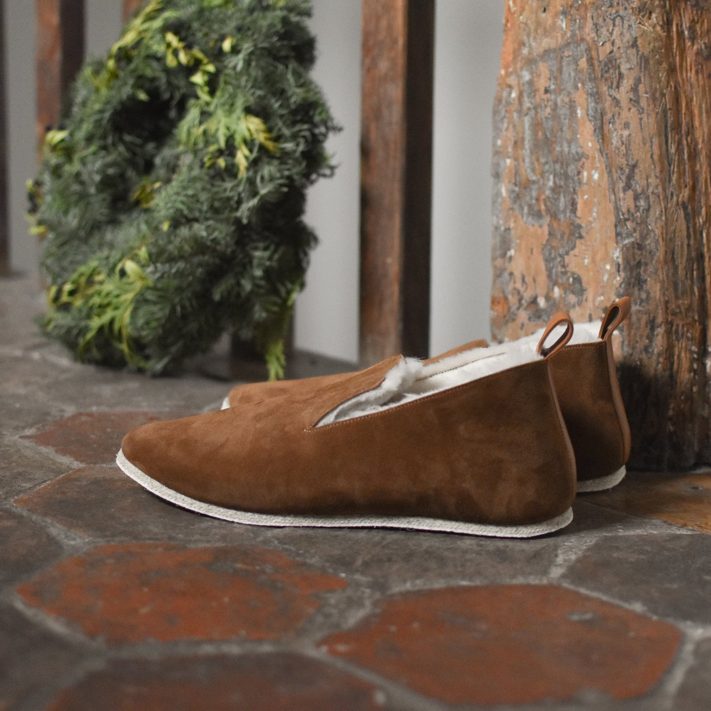 Charentaise Tcha - Cuir Nubuck Homme