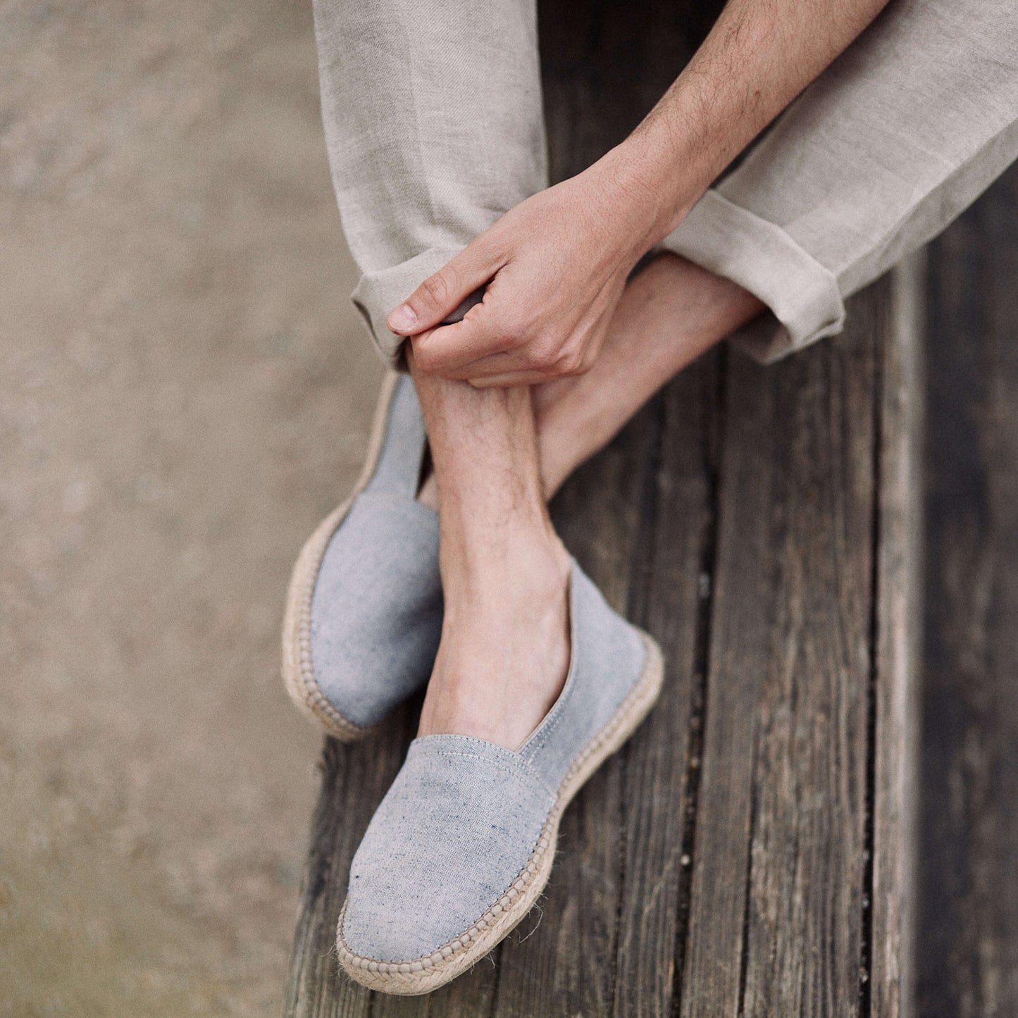 L Espadrille Homme en Lin & Coton Biologique