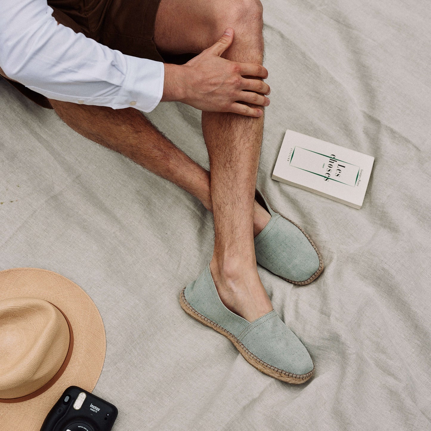 L Espadrille Homme en Lin & Coton Biologique