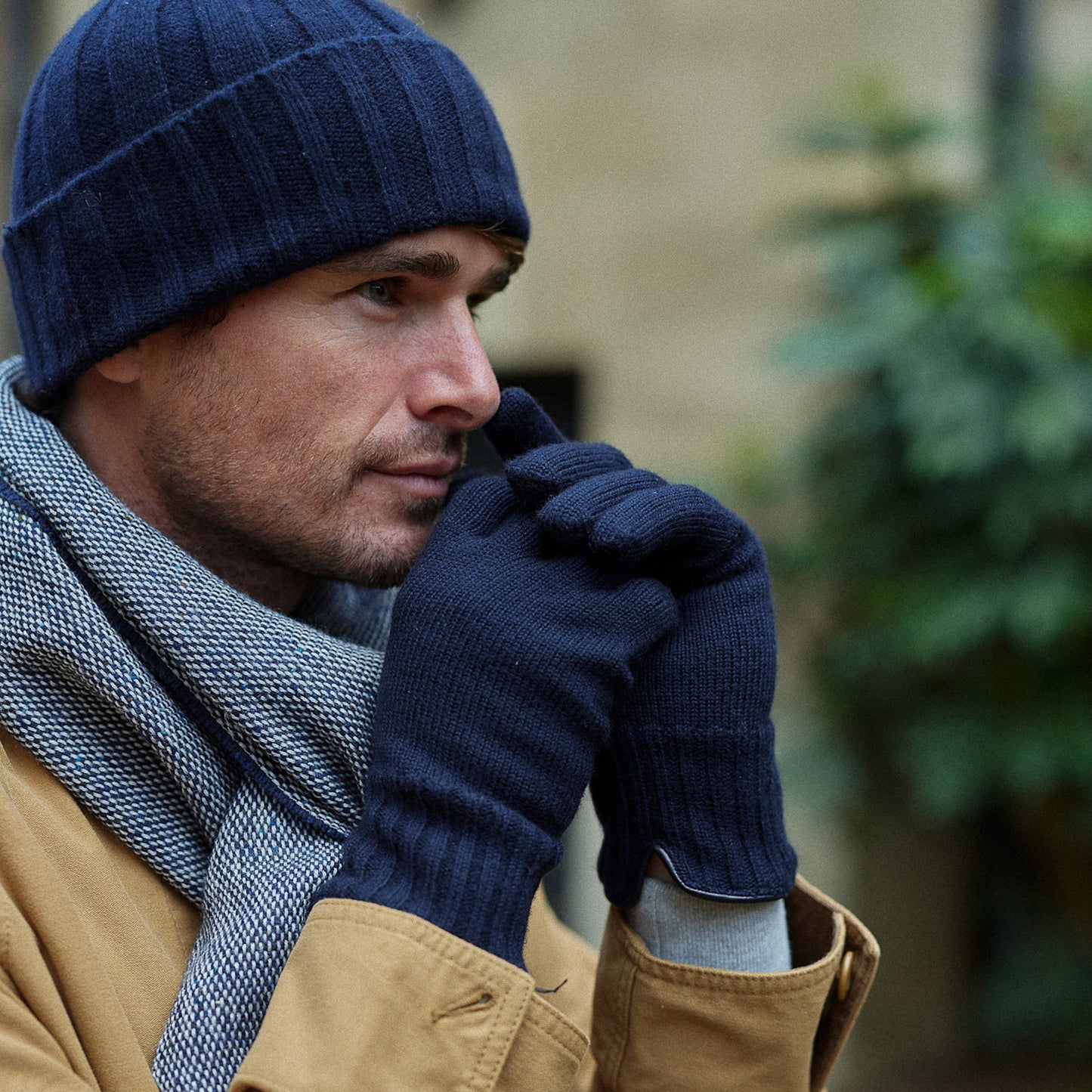Les Gants Cachemire & Laine Homme