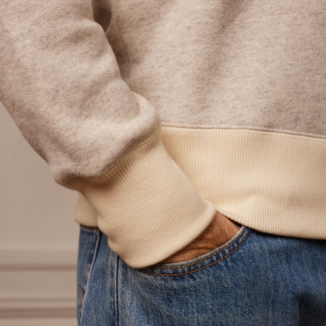 Sweatshirt coton bio & yak