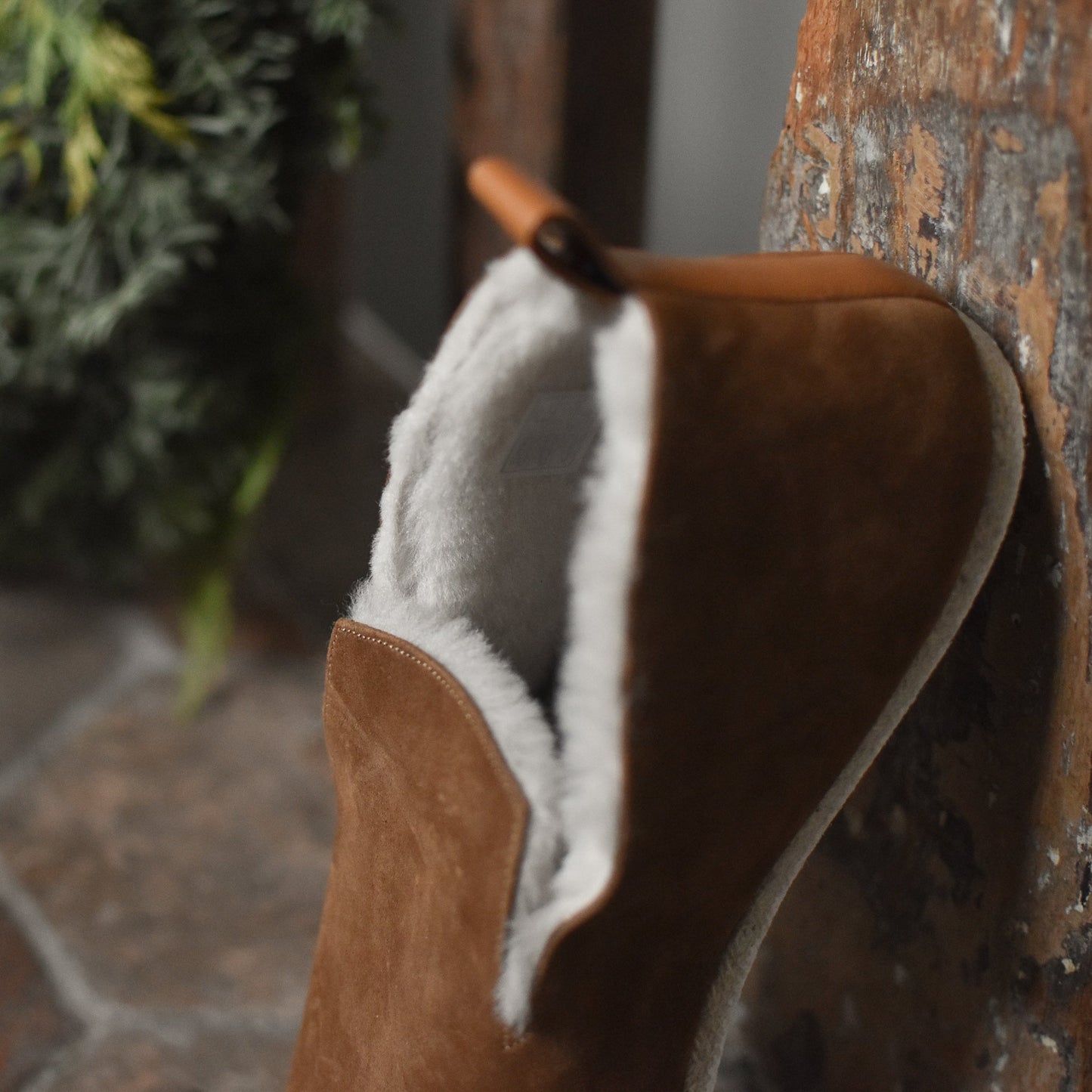 Charentaise Tcha - Cuir Nubuck Homme