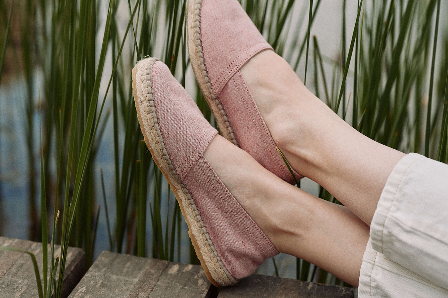 L Espadrille Femme en Lin & Coton Biologique