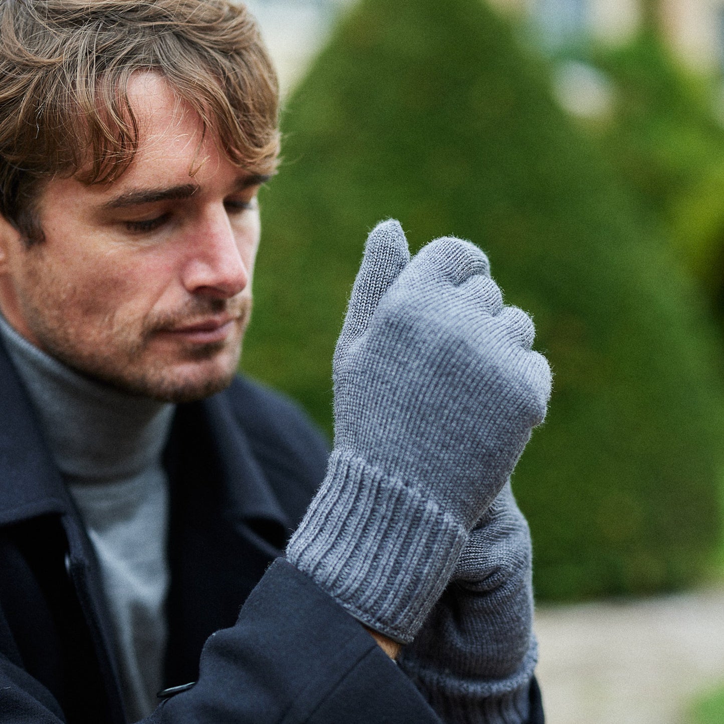Les Gants Cachemire & Laine Homme