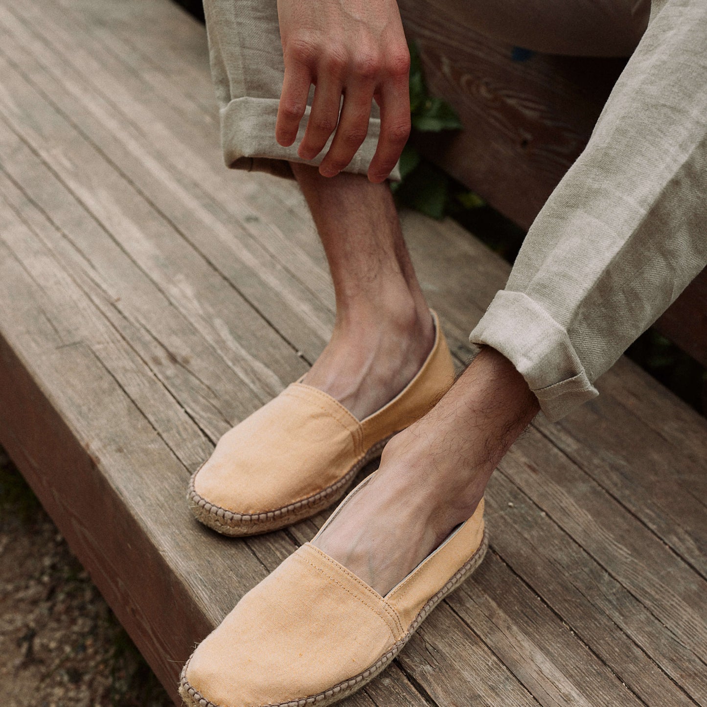L Espadrille Homme en Lin & Coton Biologique