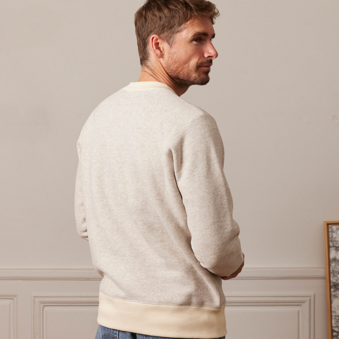 Sweatshirt coton bio & yak