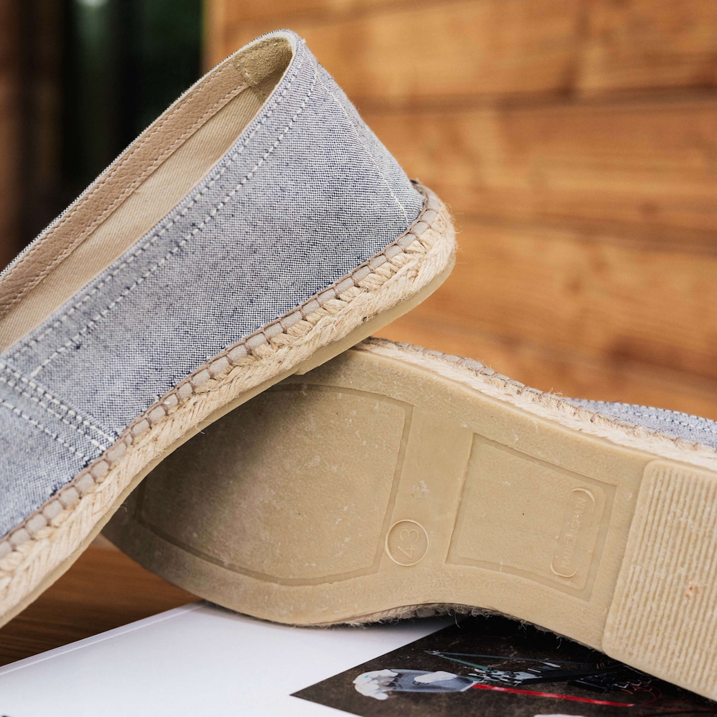 L Espadrille Homme en Lin & Coton Biologique