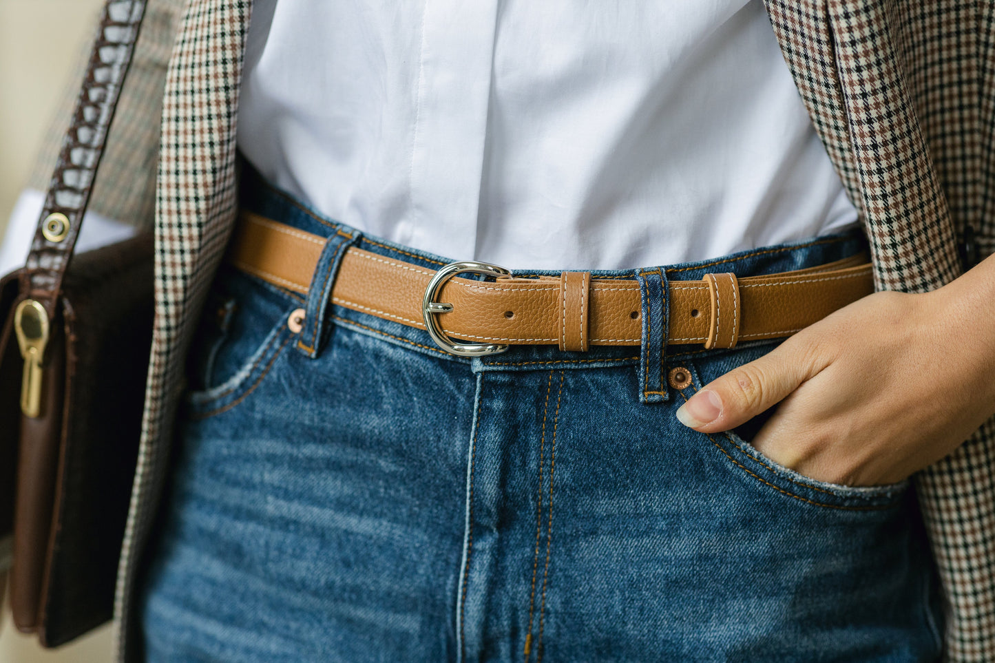 La Ceinture Cuir Grainé Bayeux