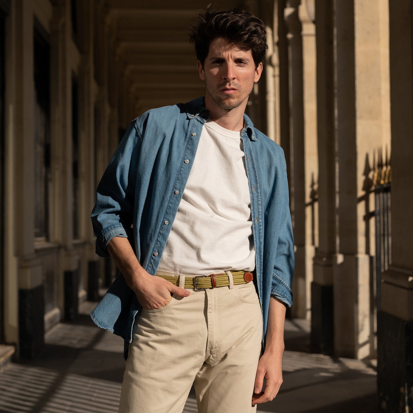 La Ceinture Tressée Lin Alzo