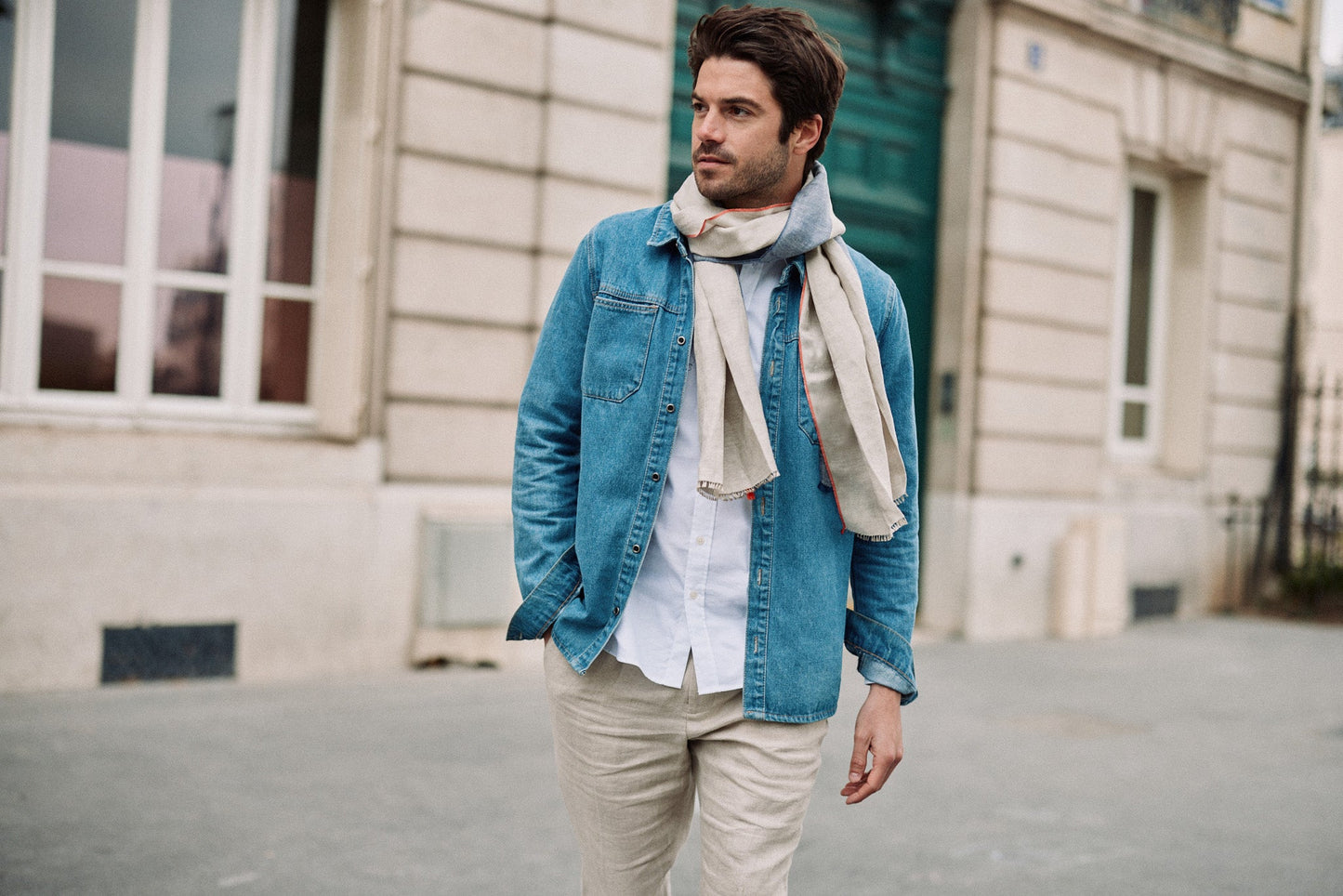 L'Echarpe Lin & Soie