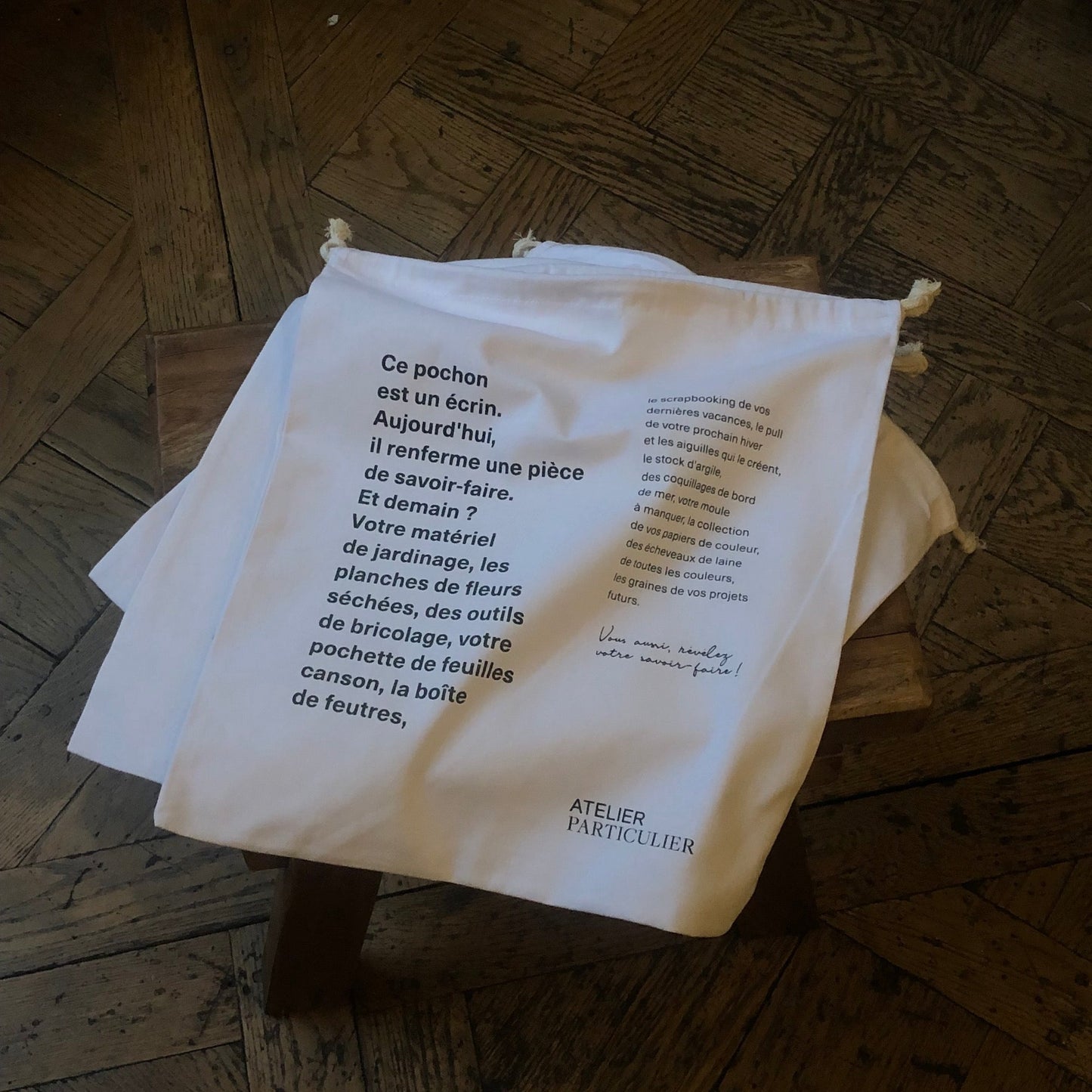 Le Pochon en Coton Atelier Particulier