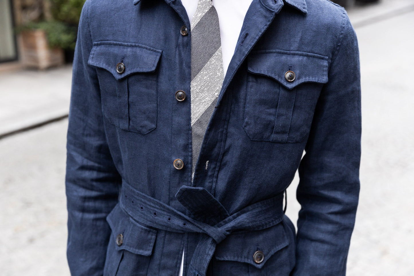 La Cravate Grenadine Shantung