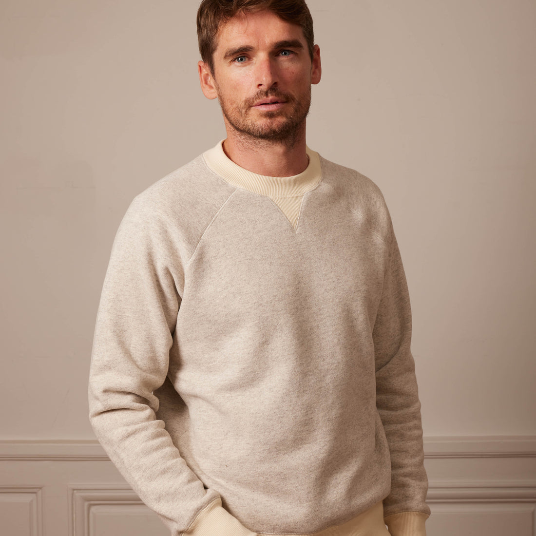 Sweatshirt coton bio & yak