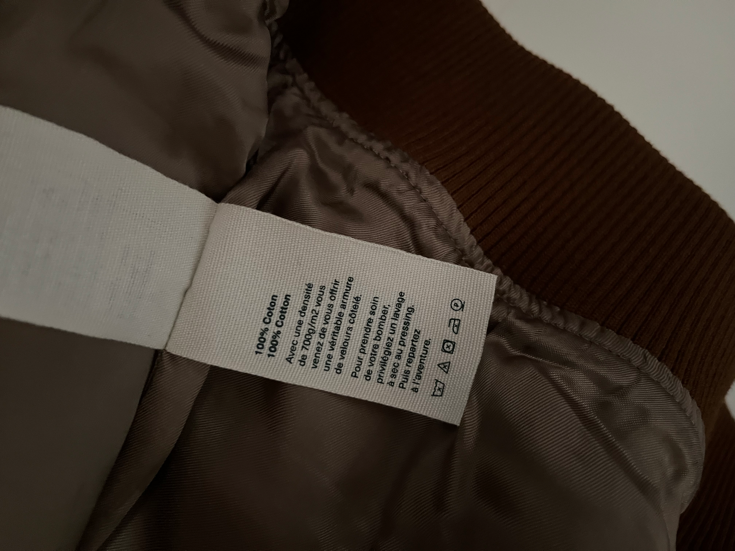 Le Blouson Velours