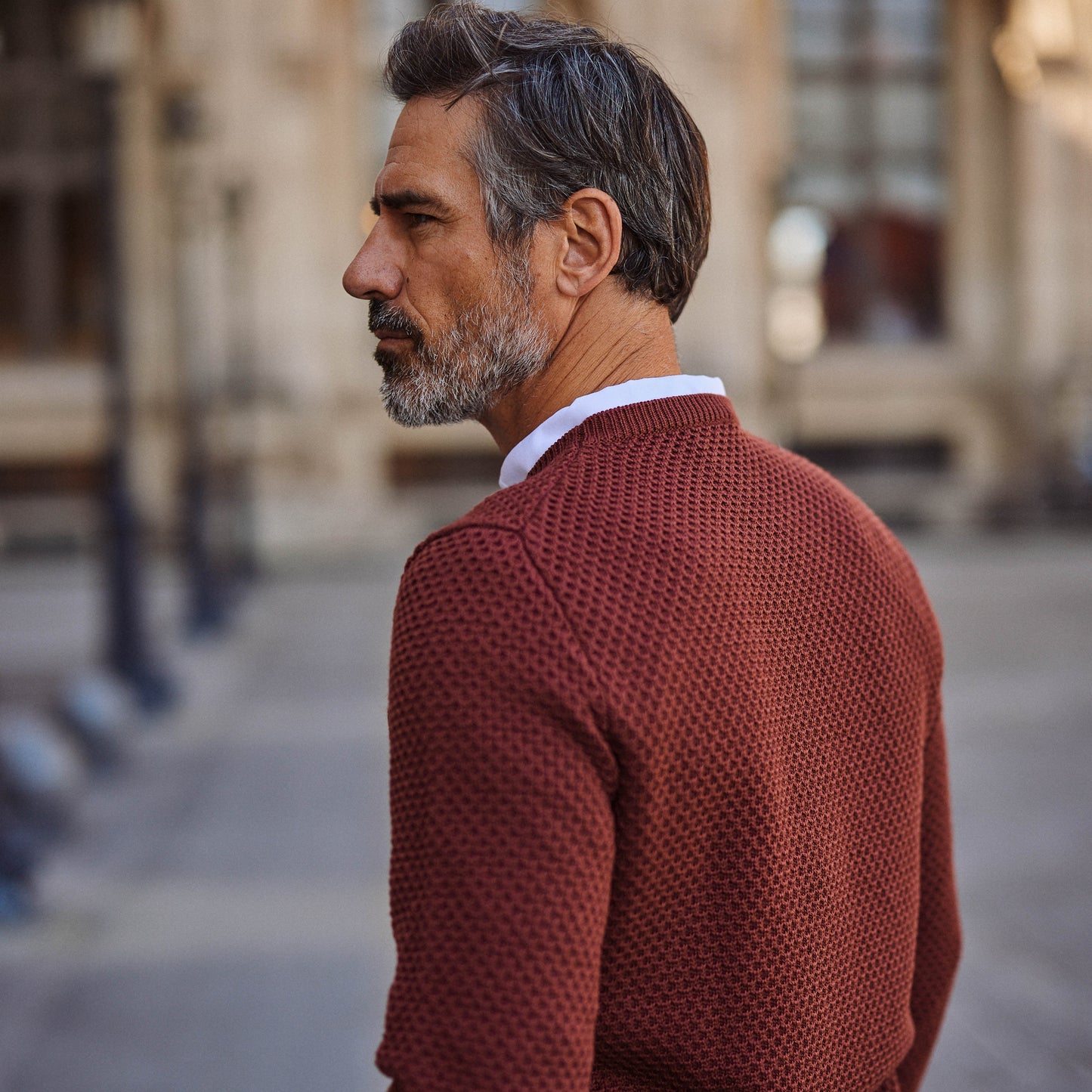 Le Pull Mérinos Nid d'Abeille San Marco