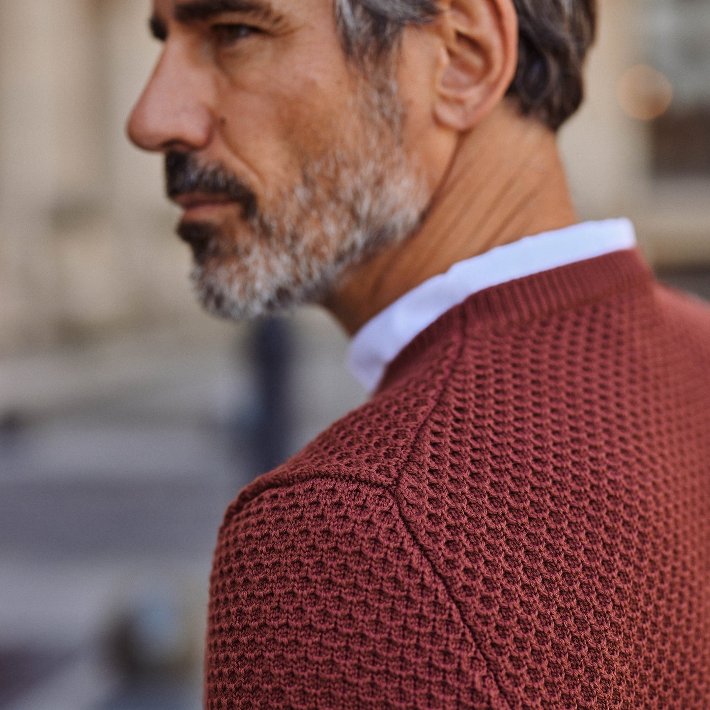 Le Pull Mérinos Nid d'Abeille San Marco