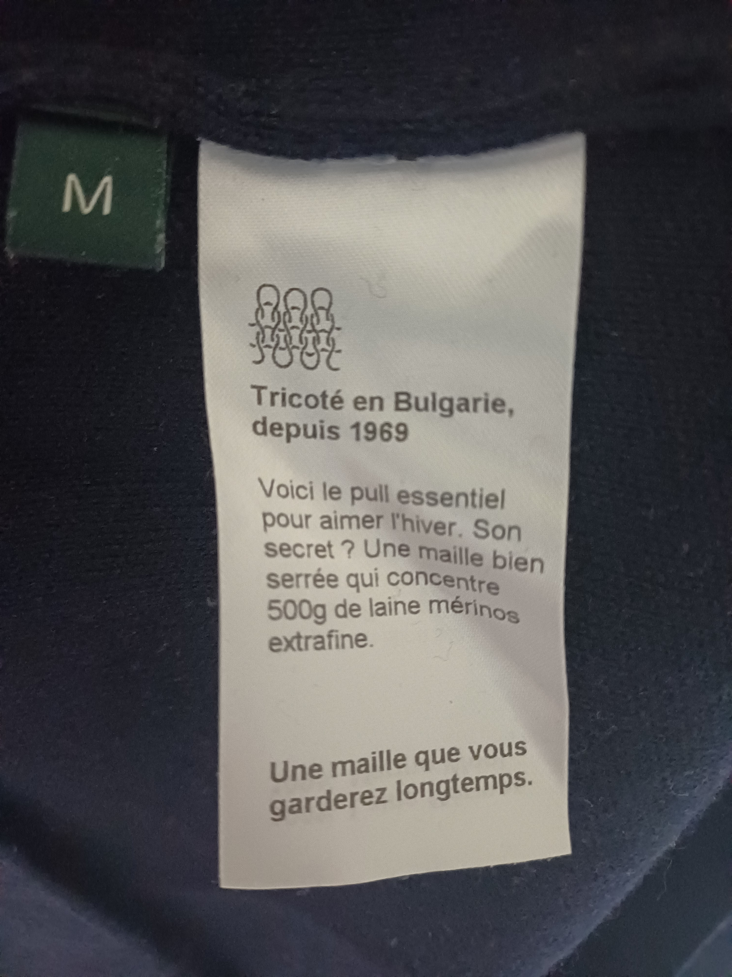Pull 100% laine mérinos