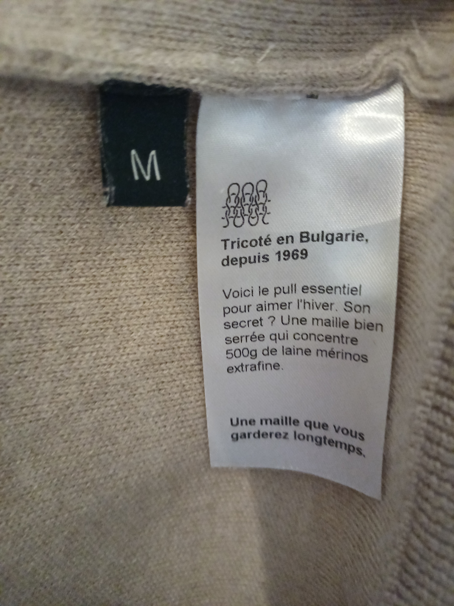 Pull 100% laine mérinos