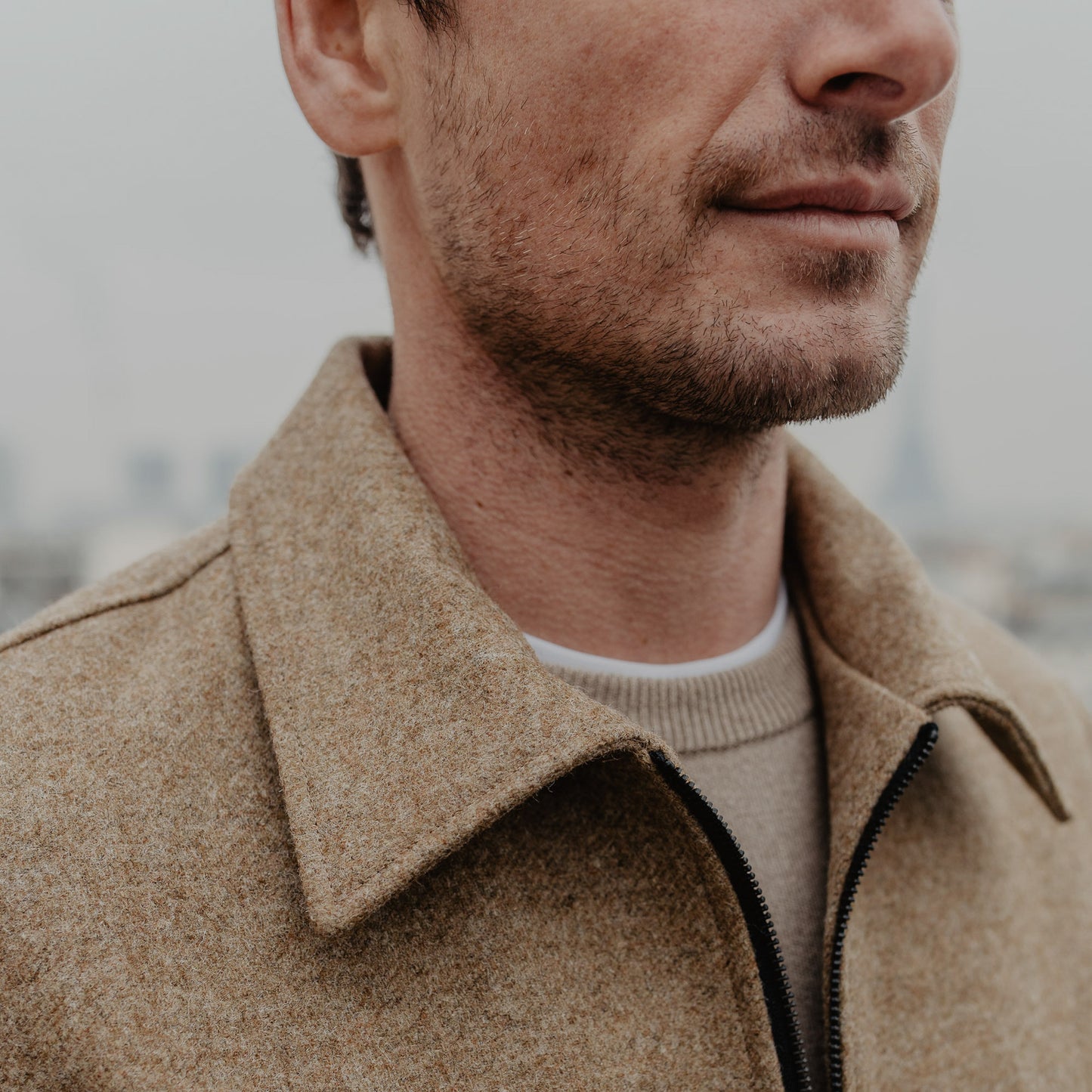 Le Blouson Laine Shetland