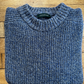 Le Pull Baby Alpaga & Mérinos Veren Mouliné Bleu / XL