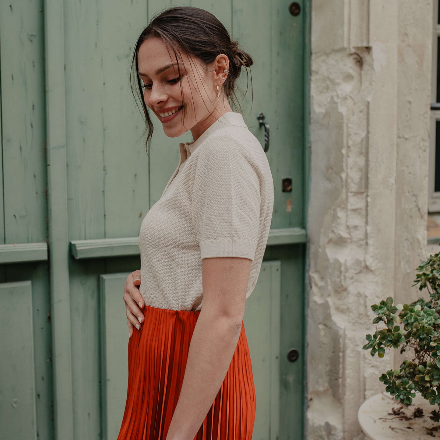 Le Polo Tricot Coton GOTS Femme