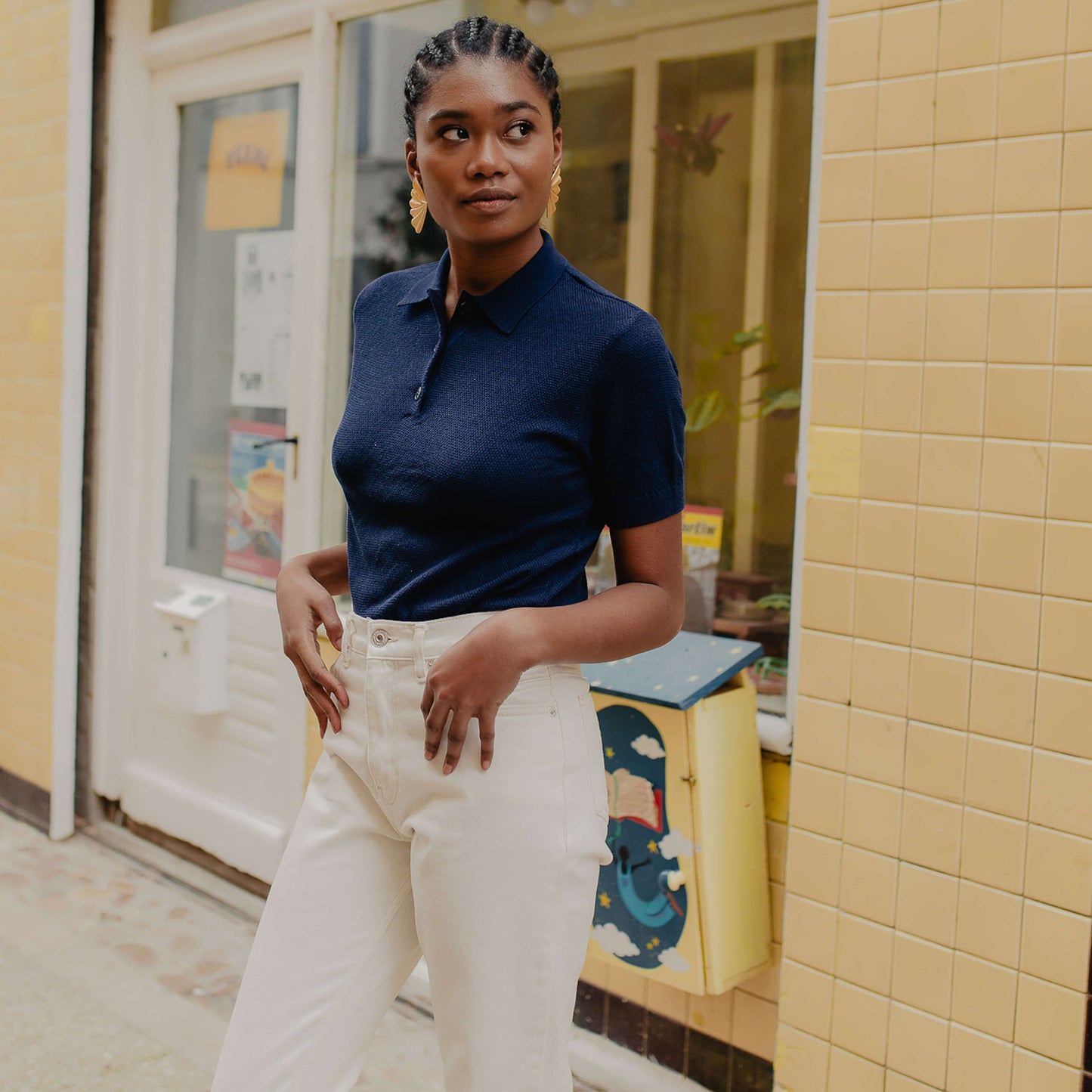 Le Polo Tricot Coton GOTS Femme