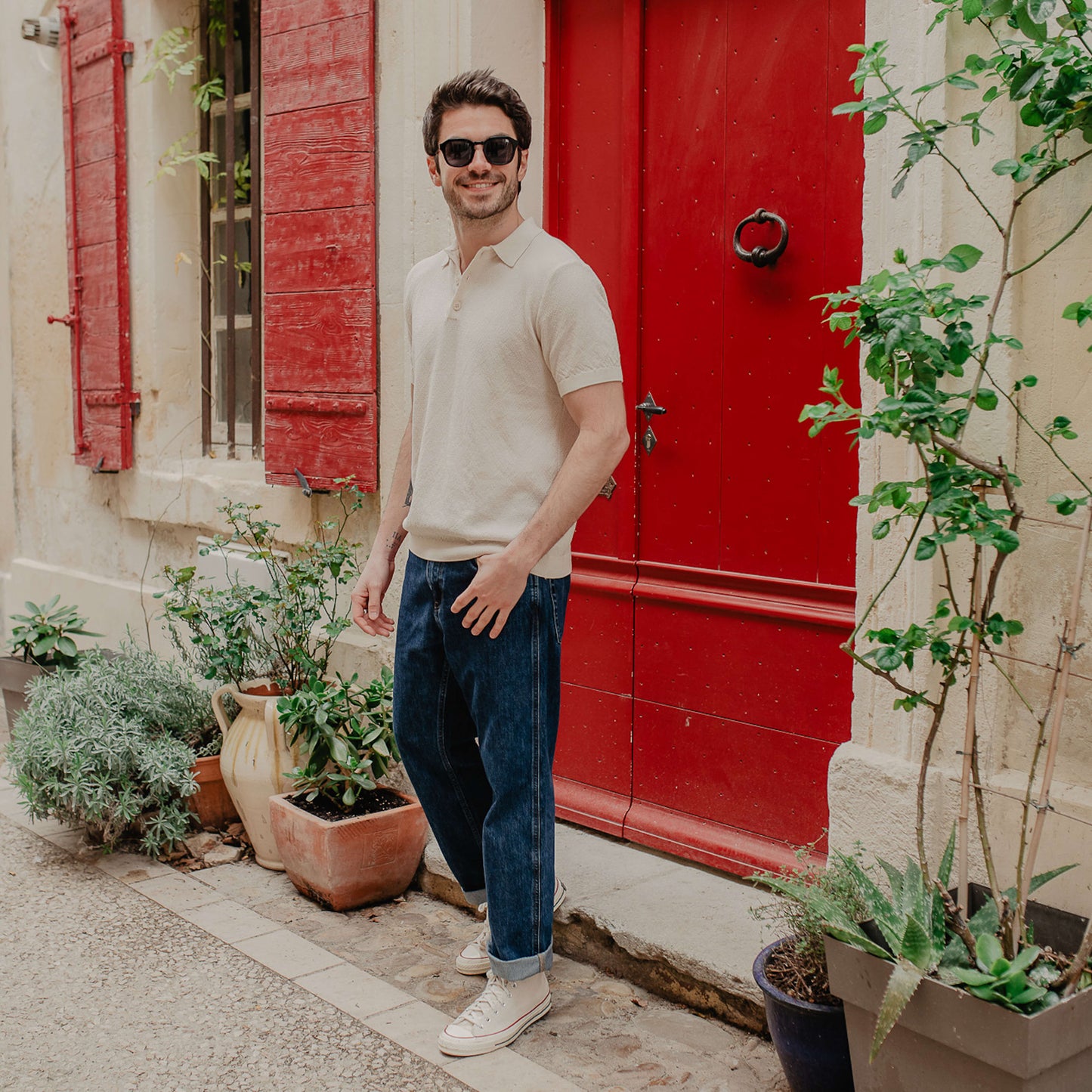 Le Polo Tricot Coton GOTS Homme