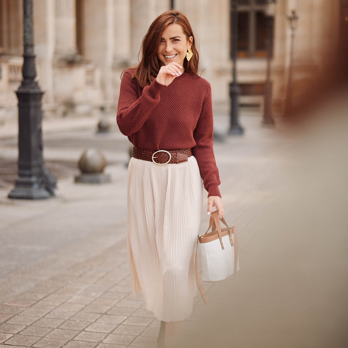 Le Pull Mérinos Nid d'Abeille Cannaregio
