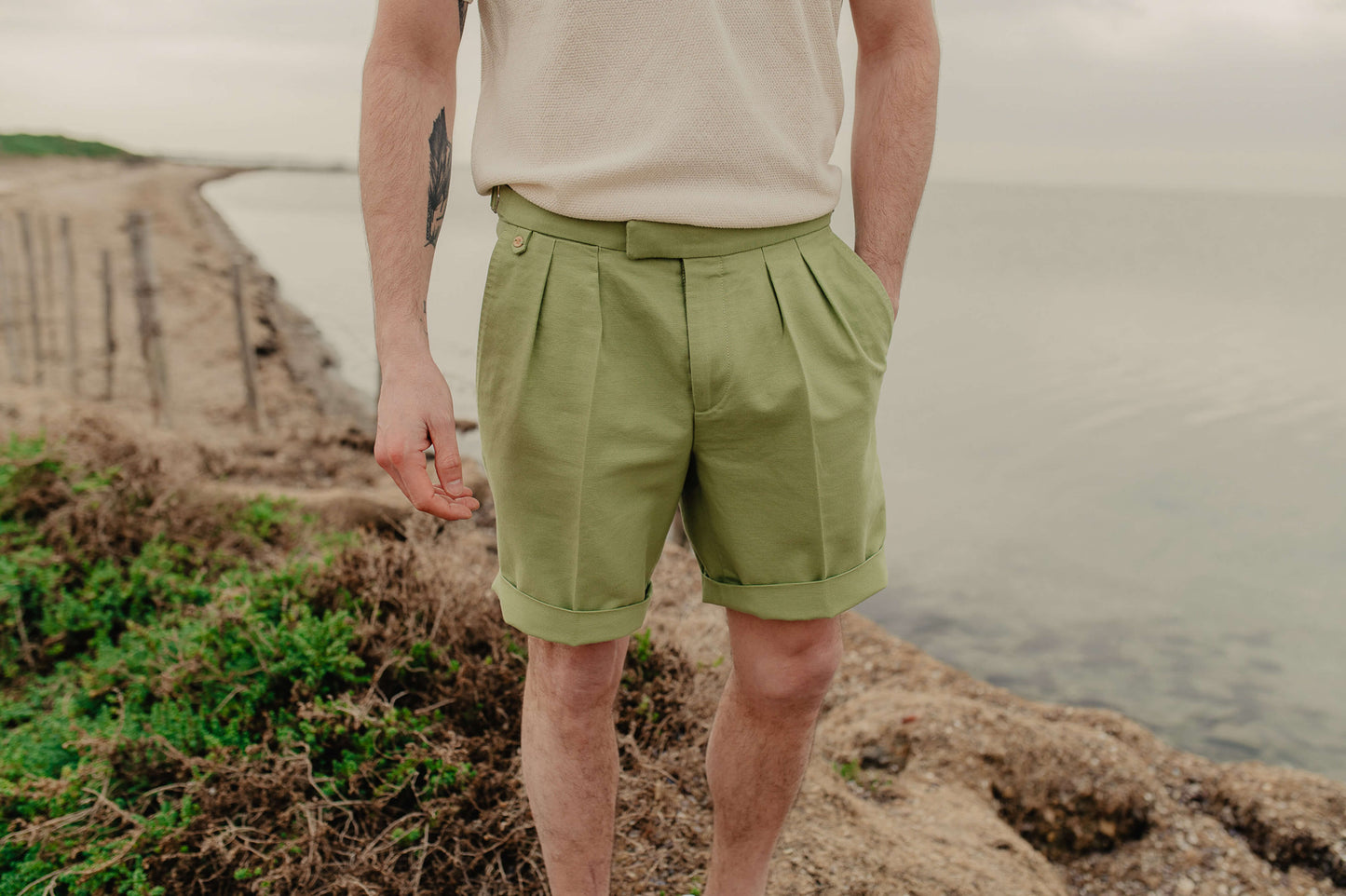 Le Short Tailleur Coton Biologique