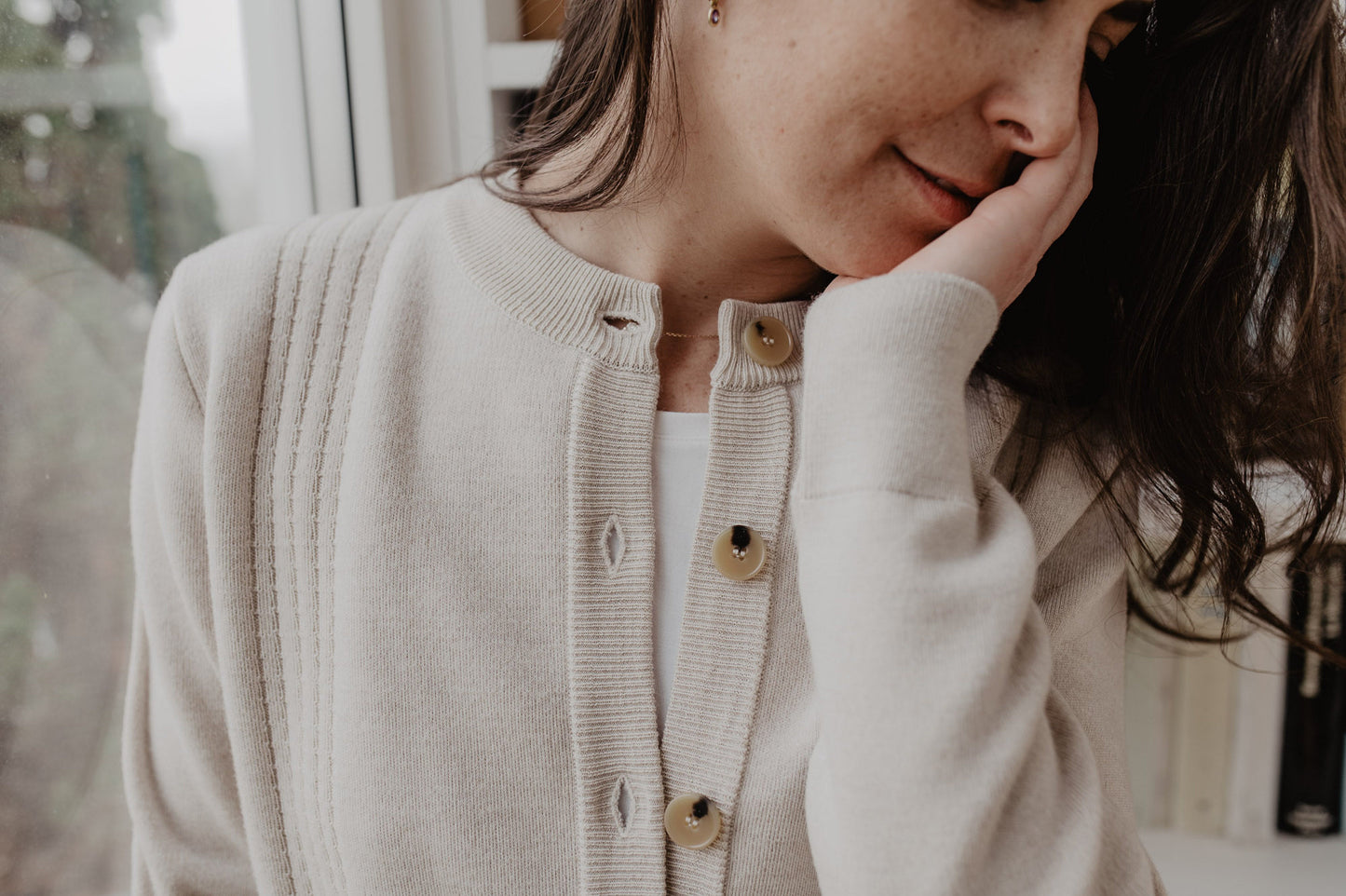 Le Cardigan Mérinos Femme