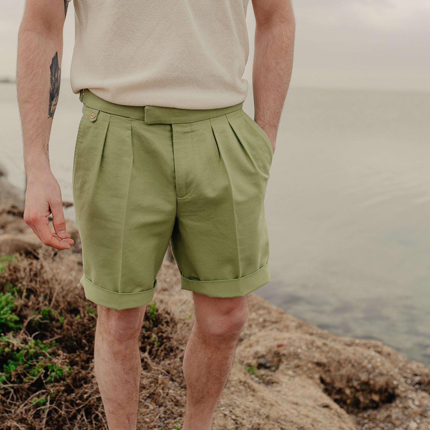 Le Short Tailleur Coton Biologique