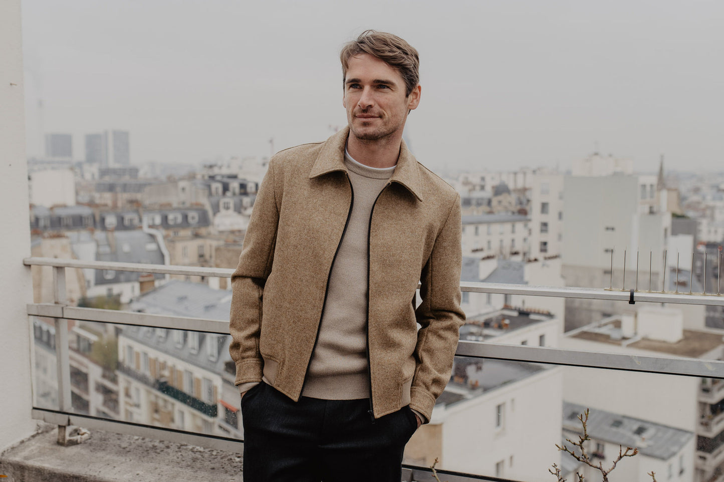 Le Blouson Laine Shetland