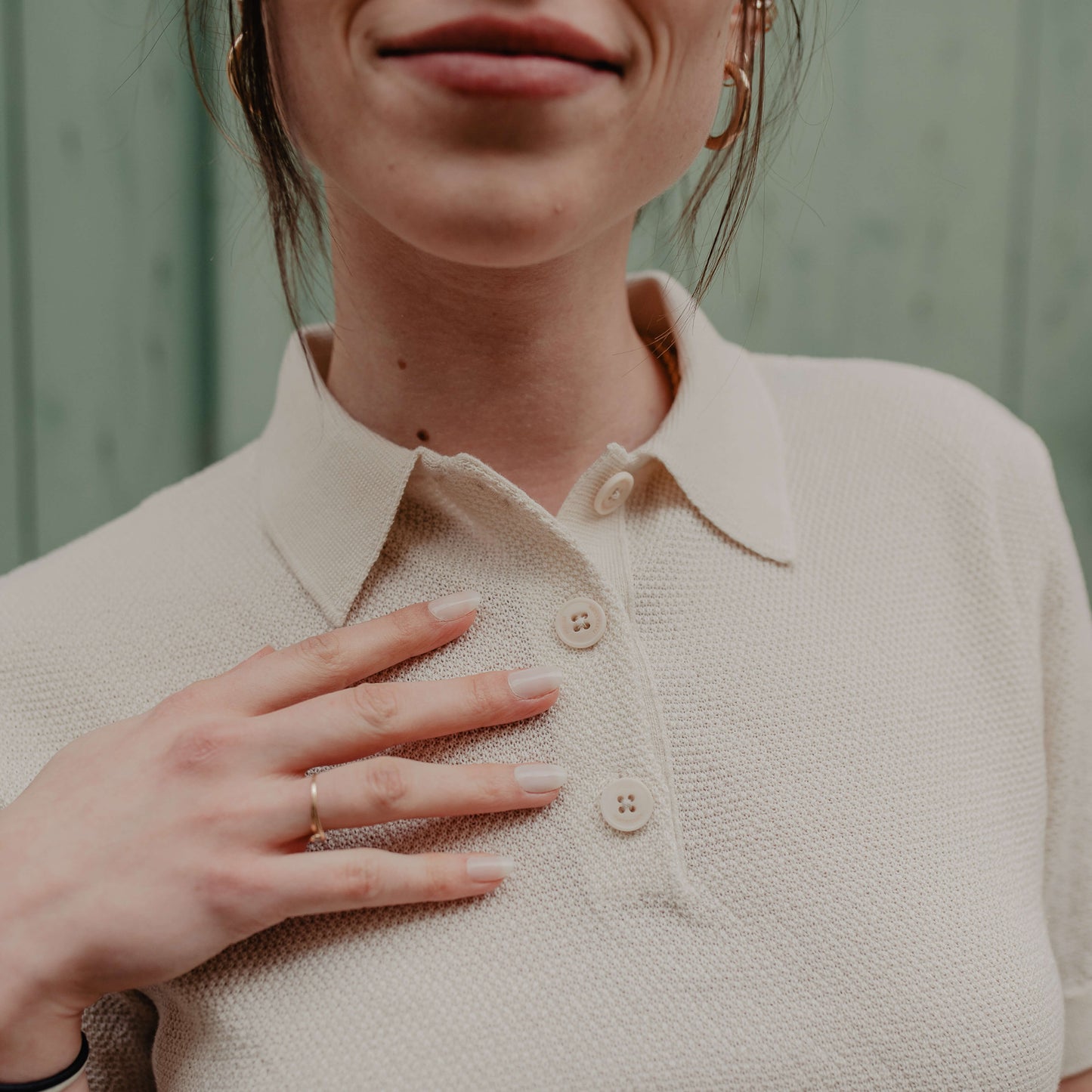 Le Polo Tricot Coton GOTS Femme